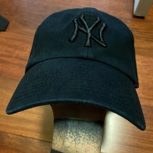 ‘47 Brand New York Yankees Black on Black dad hat